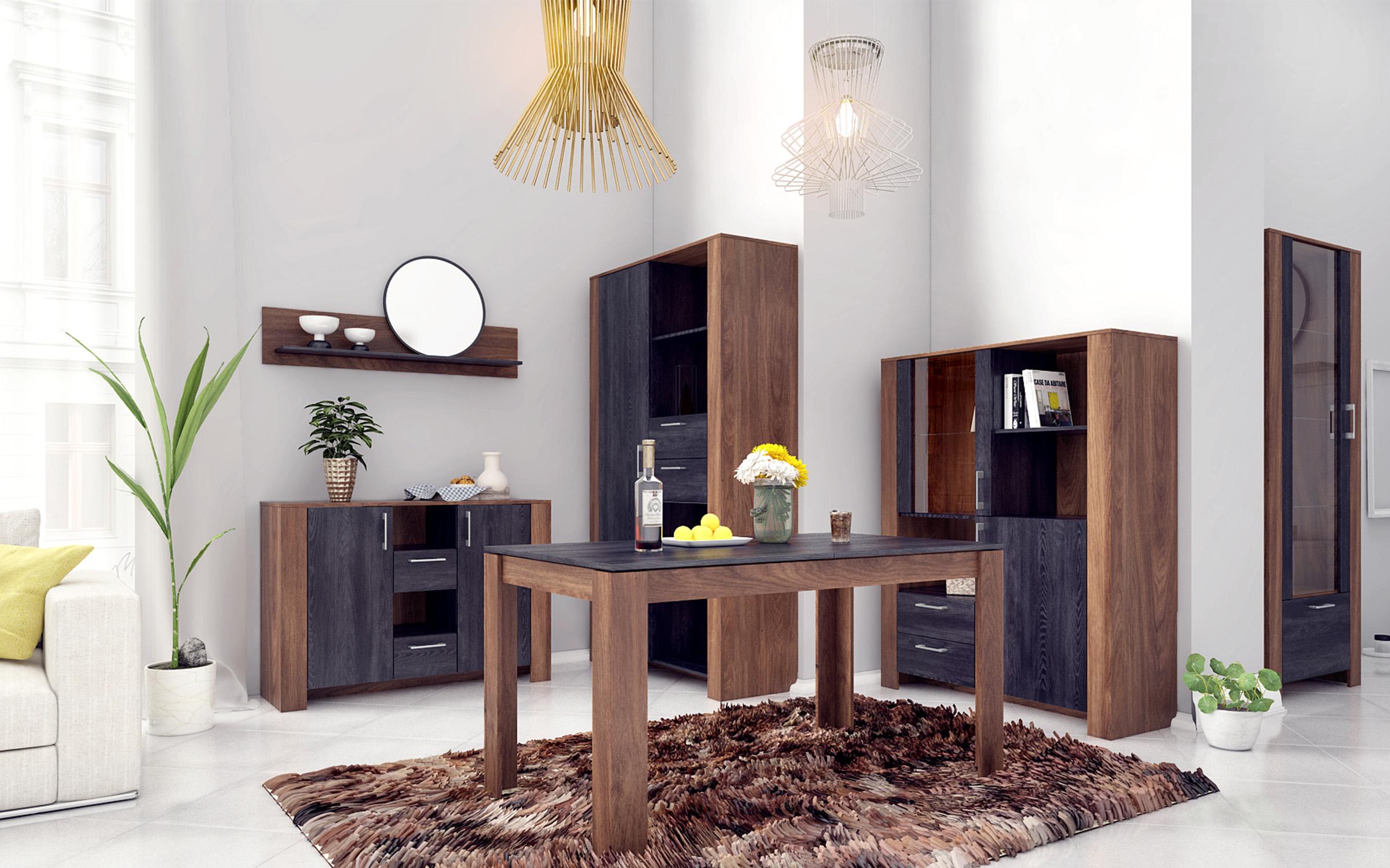 Dresser Bronx M02, Brandy Castello oak + carbon wood  3